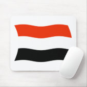 Tapis de souris Drapeau du Yémen (Avec souris)