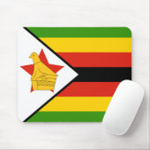 Tapis De Souris Drapeau du Zimbabwe (Avec souris)