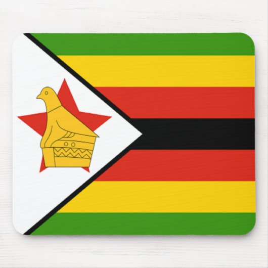Tapis De Souris Drapeau du Zimbabwe (Devant)