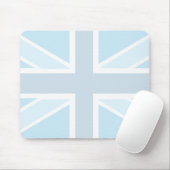 Tapis De Souris Drapeau d'Union Jack dans Mousepad bleu (Avec souris)