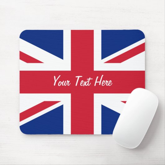 Tapis De Souris Drapeau d'Union Jack de coût bas de la (Avec souris)