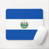 Tapis De Souris Drapeau El Salvador (Avec souris)