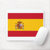 Tapis De Souris Drapeau Espagne (Avec souris)