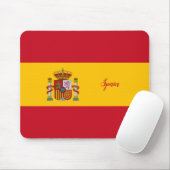 Tapis De Souris Drapeau Espagne (Avec souris)