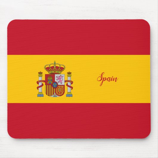 Tapis De Souris Drapeau Espagne (Devant)