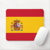 Tapis De Souris Drapeau Espagne (Avec souris)