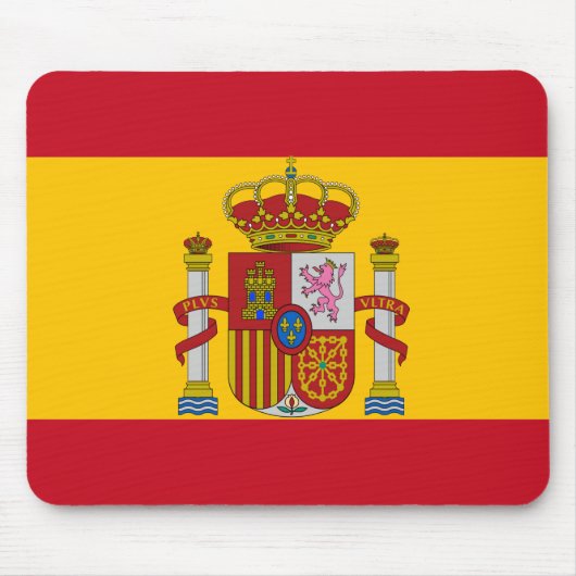 Tapis De Souris Drapeau espagnol (Devant)