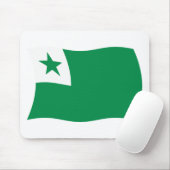 Tapis De Souris Drapeau espéranto Mousepad (Avec souris)