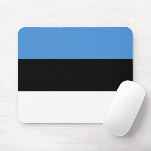 Tapis De Souris Drapeau estonien (Avec souris)