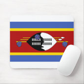 Tapis De Souris Drapeau Eswatini (Avec souris)