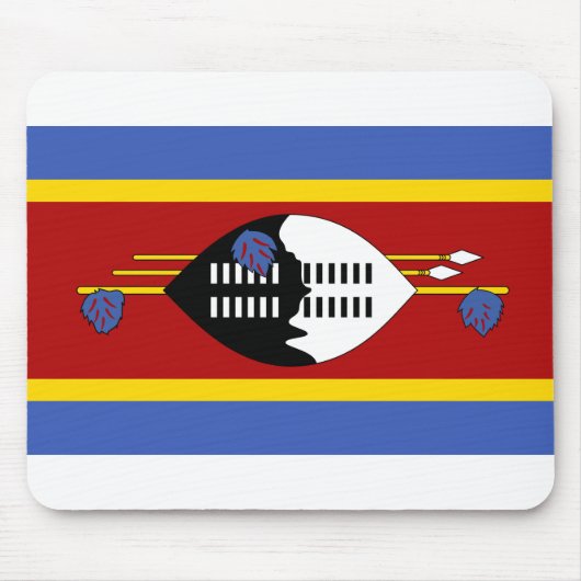Tapis De Souris Drapeau Eswatini (Devant)