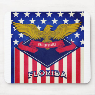 Tapis De Souris Drapeau Florida USA