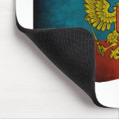 Tapis De Souris Drapeau flottant de la Russie (Coin)