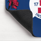 Tapis De Souris Drapeau Fort Wayne, Indiana (Coin)