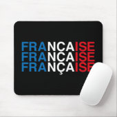 Tapis De Souris Drapeau français (Avec souris)