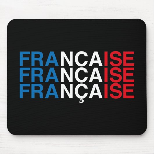 Tapis De Souris Drapeau français (Devant)