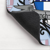 Tapis De Souris Drapeau Français-Américain de bouclier (Coin)