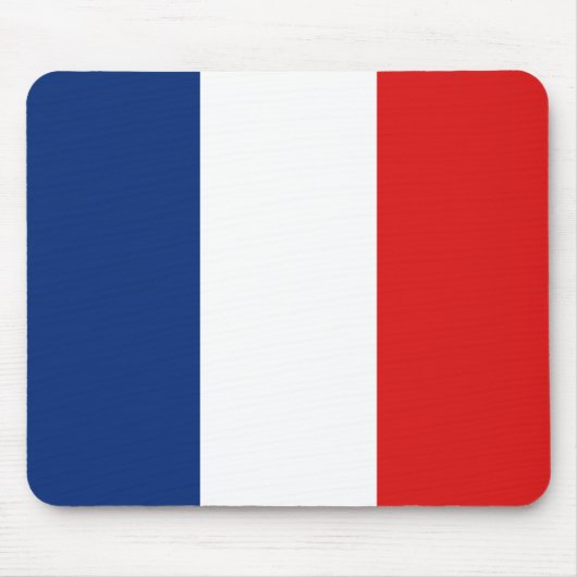 Tapis De Souris Drapeau français Mousepad (Devant)