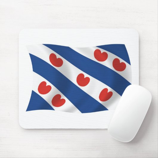 Tapis De Souris Drapeau frison Mousepad (Avec souris)