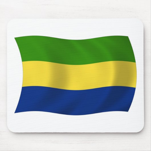 Tapis de souris Drapeau Gabon (Devant)