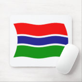 Tapis De Souris Drapeau Gambie Mousepad (Avec souris)