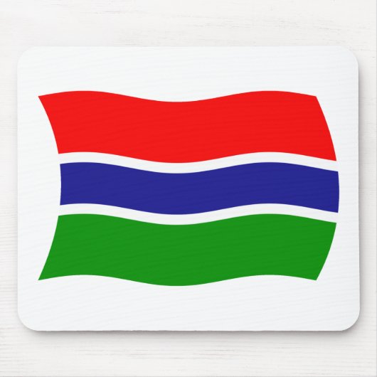 Tapis De Souris Drapeau Gambie Mousepad (Devant)