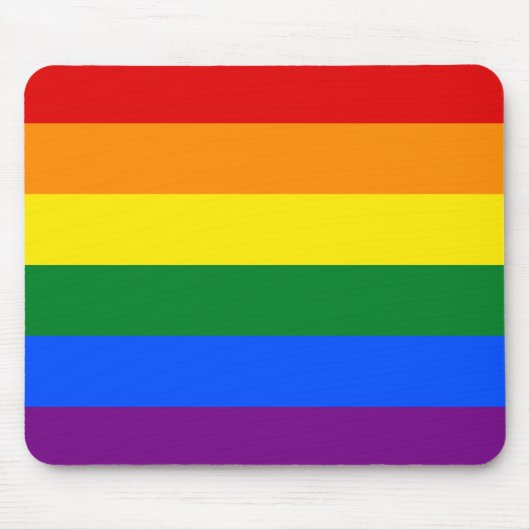 Tapis De Souris drapeau gay pride (Devant)