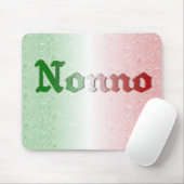 Tapis de souris drapeau grand-père italien Nonno (Avec souris)