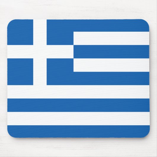 Tapis De Souris Drapeau grec (Grèce) (Devant)