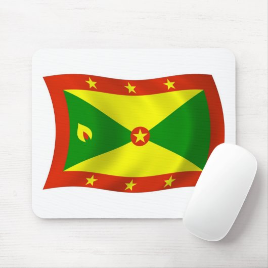 Tapis De Souris Drapeau Grenade Mousepad (Avec souris)