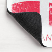Tapis De Souris Drapeau grunge du Danemark (Coin)