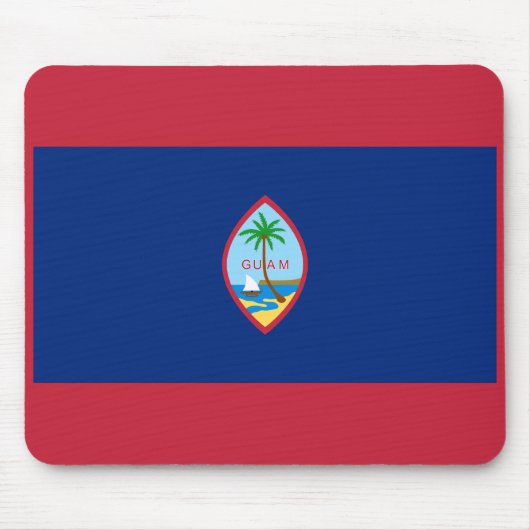 Tapis De Souris Drapeau Guam (Devant)
