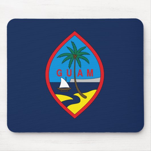 Tapis De Souris Drapeau Guam (Devant)
