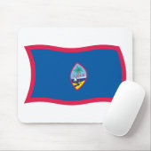 Tapis De Souris Drapeau Guam Mousepad (Avec souris)