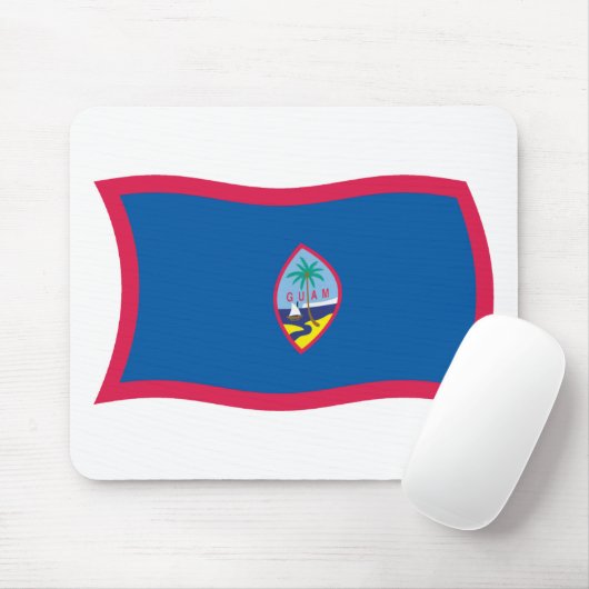 Tapis De Souris Drapeau Guam Mousepad (Avec souris)