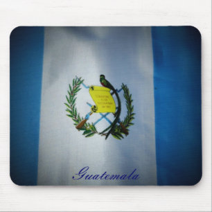 Tapis De Souris Drapeau guatémaltèque avec Quetzal