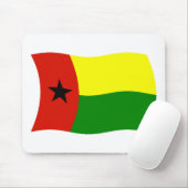 Tapis De Souris Drapeau Guinée-Bissau Mousepad (Avec souris)