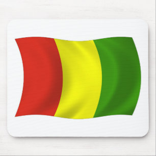 Tapis De Souris Drapeau guinéen Mousepad