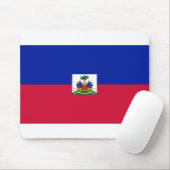 Tapis De Souris Drapeau Haïti (Avec souris)