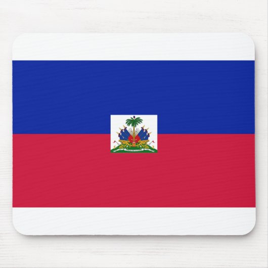 Tapis De Souris Drapeau Haïti (Devant)