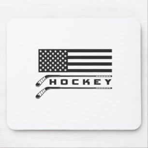 Tapis De Souris Drapeau Hockey Vêtements - Hockey
