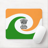 Tapis De Souris Drapeau indien (Avec souris)