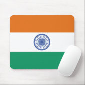 Tapis De Souris Drapeau indien Mousepad (Avec souris)