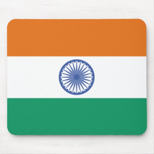 Tapis De Souris Drapeau indien Mousepad (Devant)