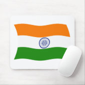 Tapis De Souris Drapeau indien Mousepad (Avec souris)