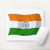 Tapis De Souris Drapeau indien Mousepad (Avec souris)