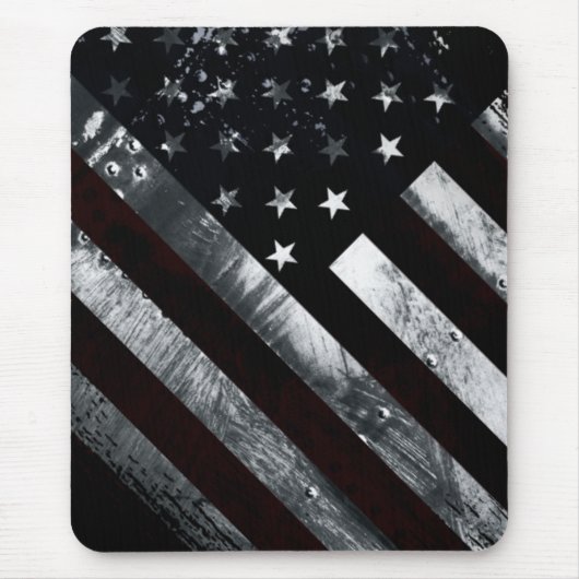 Tapis De Souris Drapeau industriel américain patriotique (Devant)