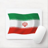 Tapis De Souris Drapeau iranien Mousepad (Avec souris)