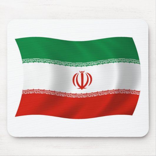 Tapis De Souris Drapeau iranien Mousepad (Devant)