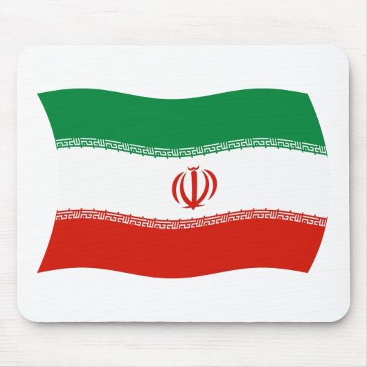 Tapis De Souris Drapeau iranien Mousepad (Devant)
